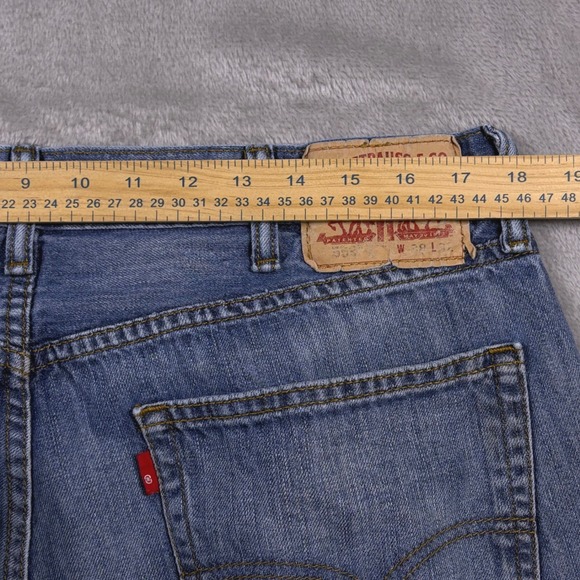Mens 2014 Levi‎ 559 Relaxed Straight Jeans 36x29 Blue Denim R Tab (Tag 38x32) - Picture 9 of 16